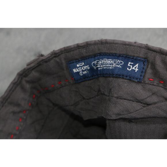Mason’s Ernie’s Men’s Pants Size 54 Gray Slim Fit Casual Chino Dress Trousers - Picture 5 of 10